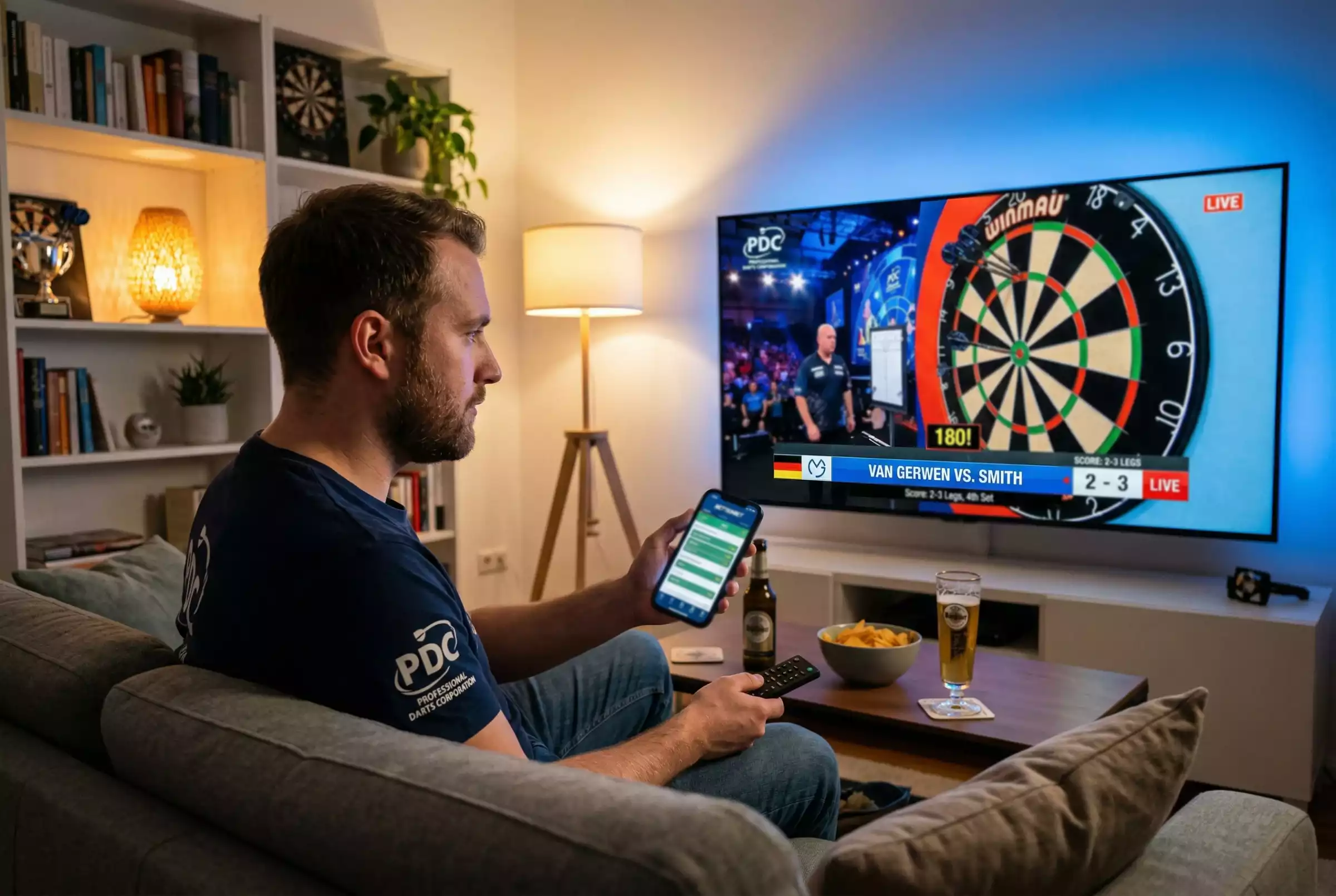 Darts Live-Stream Anbieter Turniere schauen