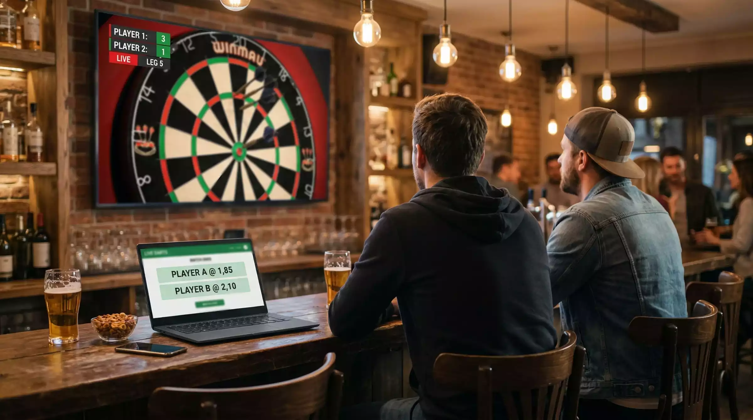 Live-Quoten bei Darts-Match – Spielstand und Wettquoten in Echtzeit