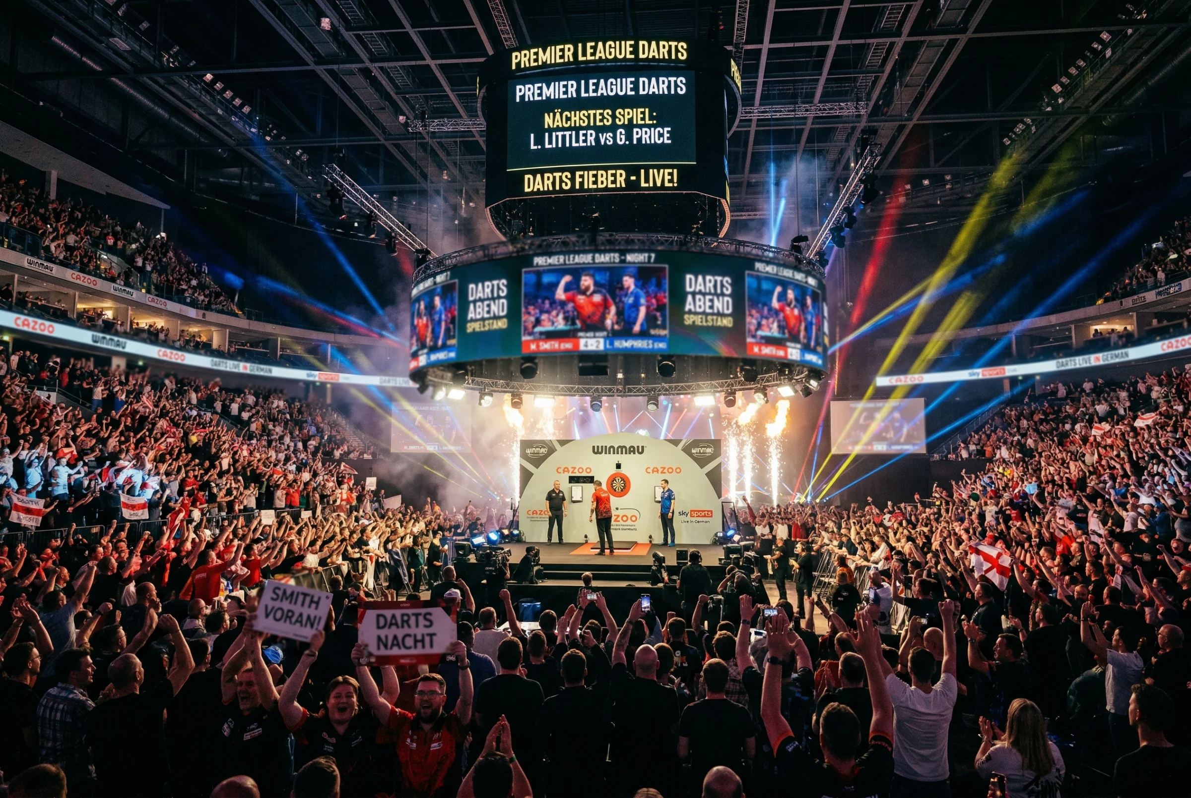 Premier League Darts Wetten Arena Atmosphäre