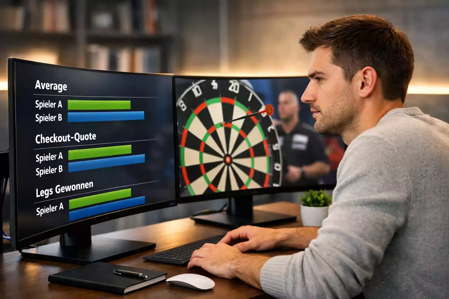Darts Statistiken für Wetten – Average, Checkout-Quote und 180er-Frequenz