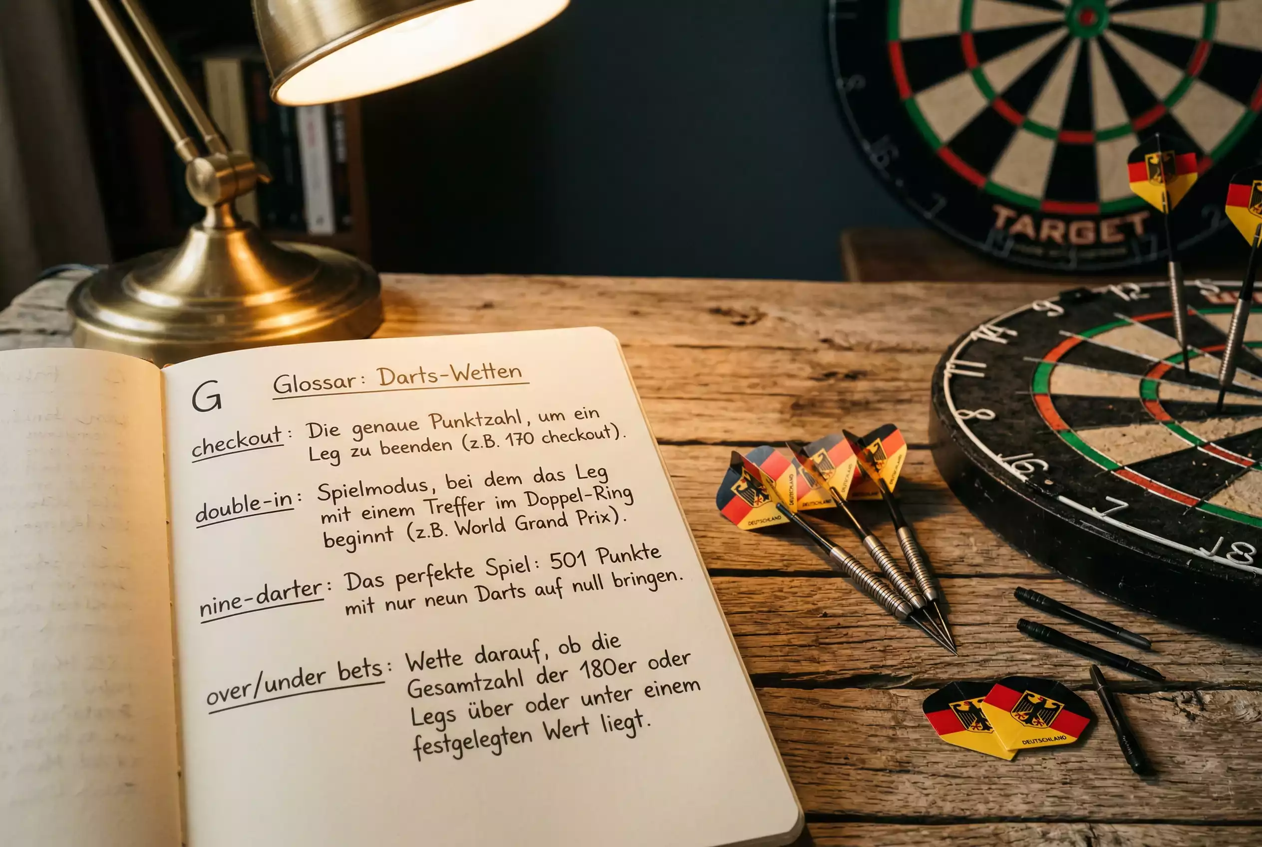 Darts Wetten Glossar Begriffe Lexikon